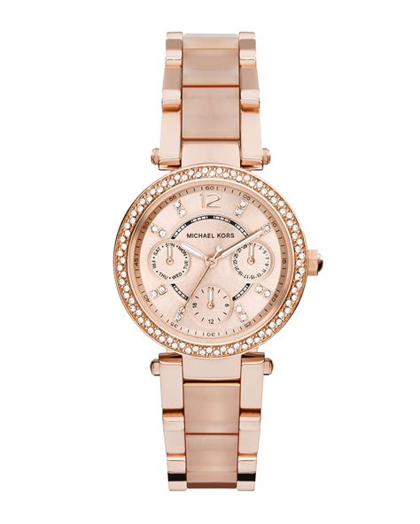 Michael Kors MK2915 Women's Mini Parker Rose Gold Tone 